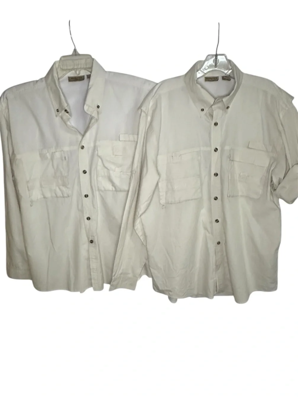 Rugged Earth Fishing Shirt Bundle Of Two M Vented Utility Safari Outdoor